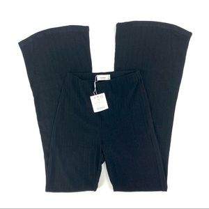 pull&bear ribbed flare pants